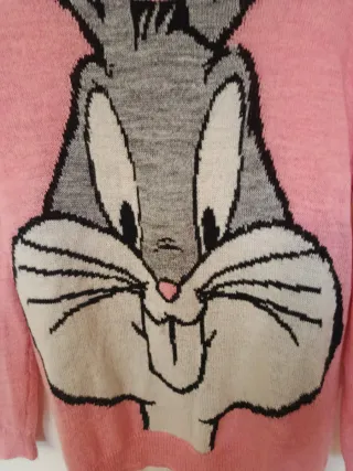 Jersey Bugs Bunny Rosa Talla Única