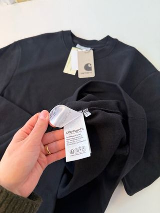 Camisola Carhartt Homem Algodão Preto