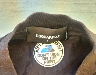 Camiseta Dsquared2 Talla S Negro Nueva