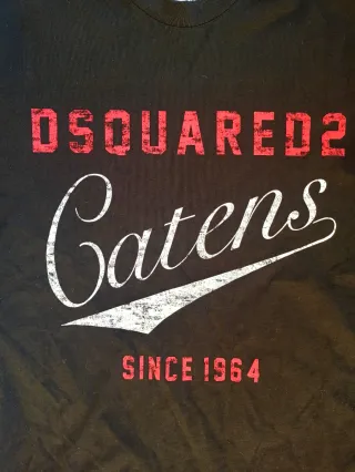 Camiseta Dsquared2 Talla S Negro Nueva