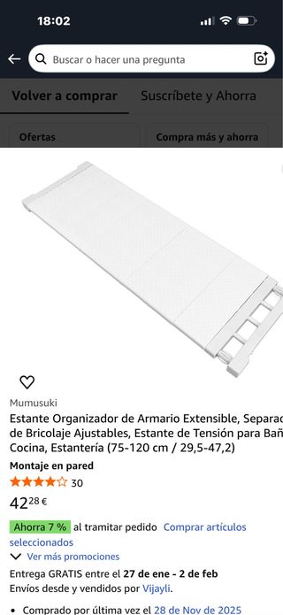 Estante Organizador Extensible Mumusuki