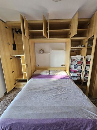 Armarios, cajonera y canapé 1,35m