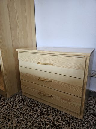 Armarios, cajonera y canapé 1,35m