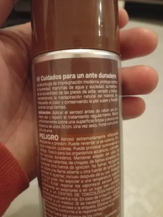Protección y cuidado para ante