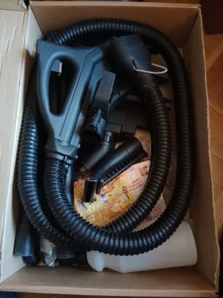 Aspiradora con centro de planchado