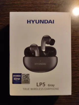 Auriculares Hyundai LP5 Gris Inalámbricos