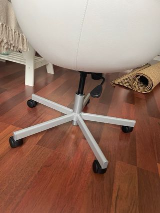 Silla de oficina Ikea Beige/Plata