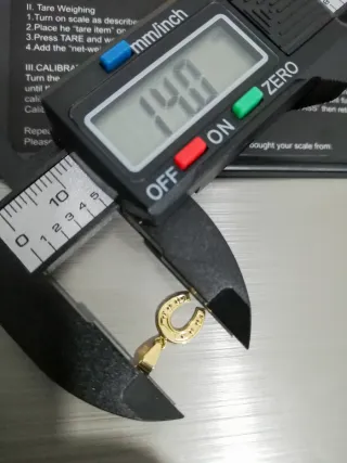 Colgante Herradura Oro 18k