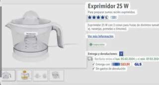 Oportunidad !!  Exprimidor SilverCrest