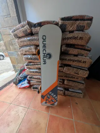 Tabla Snow Niños con Fijaciones Quechua