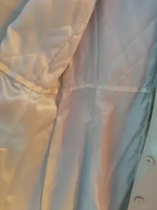 Gabardina larga de piel