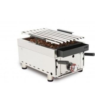 Barbacoa A Gas Piedra Volcánica ARILEX Con Parrill