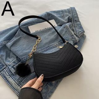 Bolso de hombro negro mini