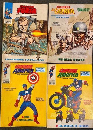 Capitan America-Acciones de Guerra Sargento Furia