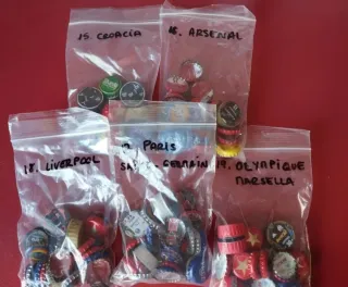 Chapas de fútbol: Colección Completa