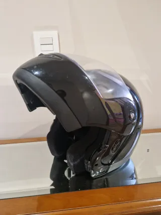 Casco Moto iXS HX-330 Flip-Up Negro