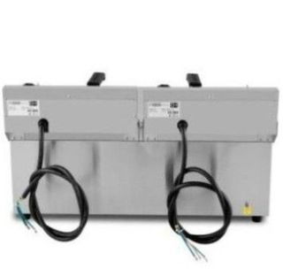 Freidora Eléctrica 12+12 Litros