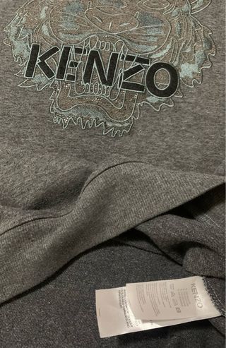 Felpa Kenzo Uomo Grigia Tg XXL