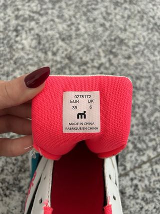 Tenis Mister Blanco y Turquesa