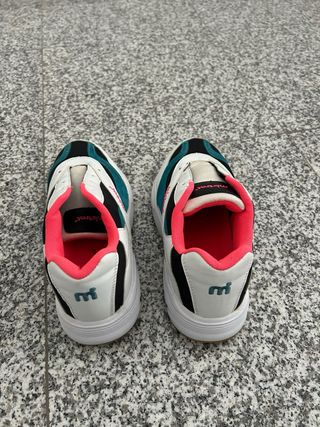 Tenis Mister Blanco y Turquesa
