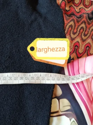 Maglia/miniabito collo alto fantasia