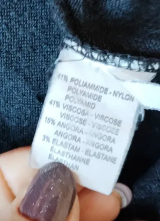 Maglia/miniabito collo alto fantasia