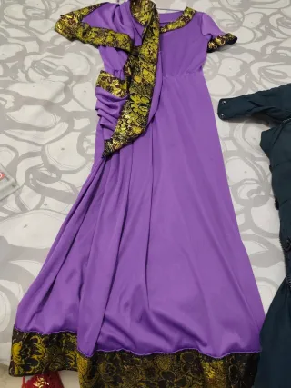 Vestido Morado Niña Talla 8