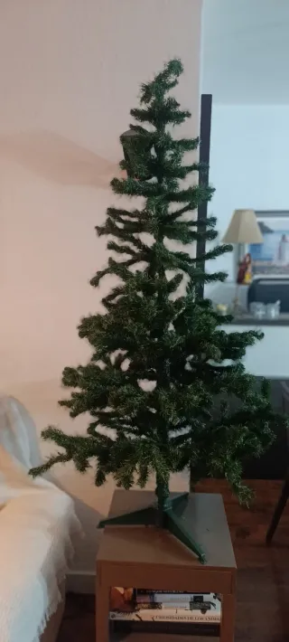 Árbol de Navidad artificial verde 145cm