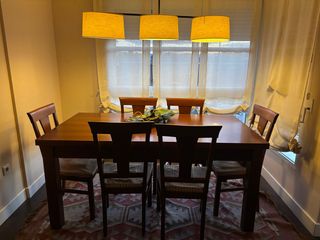 Mesa de comedor y 6 sillas Extensible a 260 cm