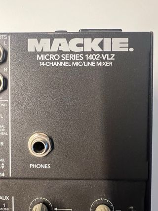 Mackie micro series 1402-VLZ 14 canals