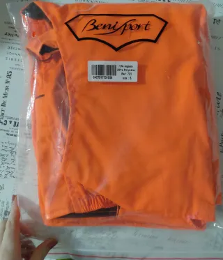 Chaleco de caza naranja Benisport