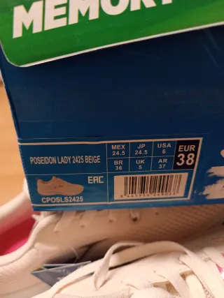 Zapatillas Joma Mujer Beige/Rosa