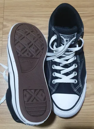 Converse Chuck Taylor Media Altura Negro