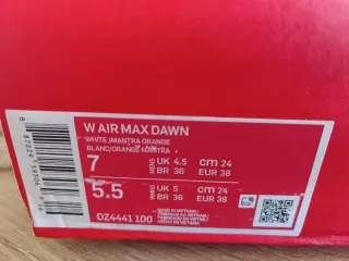 Nike Air Max Dawn Rojo Blanco