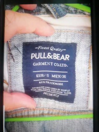 Cazadora Vaquera Pull&Bear Talla S