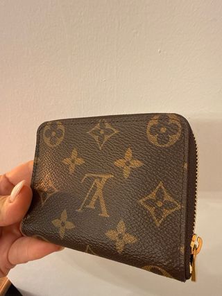 Cartera Louis Vuitton Marrón con Cremallera