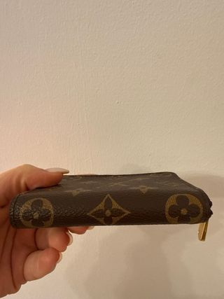 Cartera Louis Vuitton Marrón con Cremallera