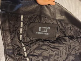 Chaqueta Cuero Motero con Protecciones