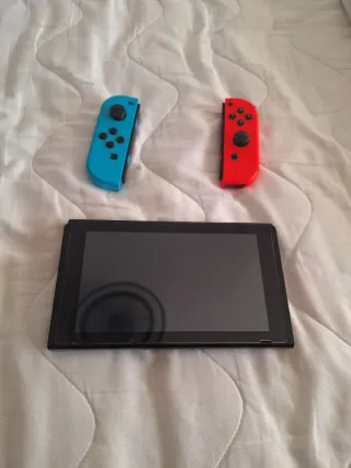 Nintendo Switch 1 con dock y funda