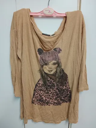 Camiseta Stradivarius Talla L