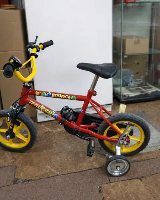 Bicicleta Infantil Raleigh Roja y Amarilla
