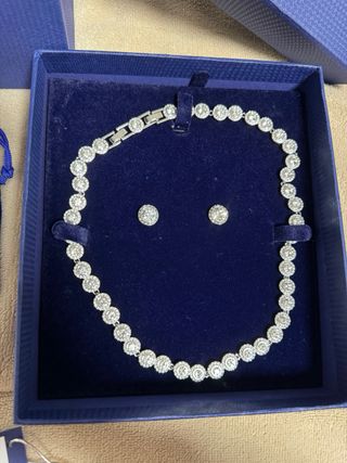 Conjunto Swarovski Angelic Plata