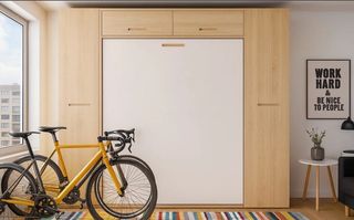 HABITACIÓN CON CAMA ABATIBLE VERTICAL 135×190 WIN