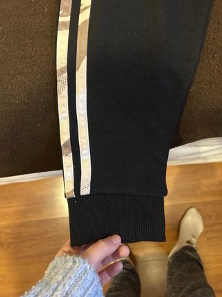 Chándal Adidas Negro con Rayas