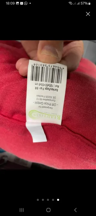 Cuscino Imbottito Rosso per Esterno