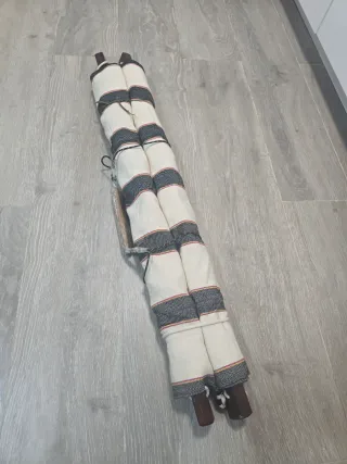 Hamaca de tela y madera 2.5x1.1m