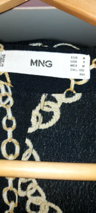 Vestido midi Mango cadena