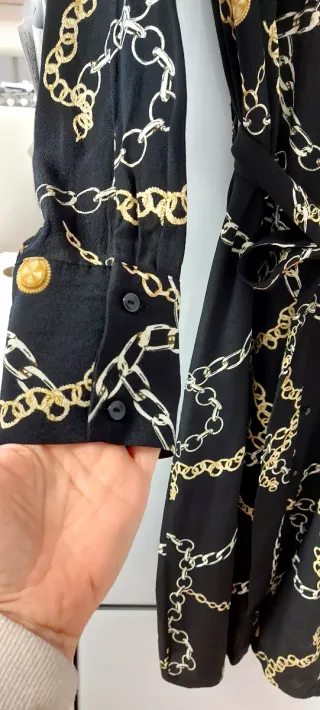 Vestido midi Mango cadena