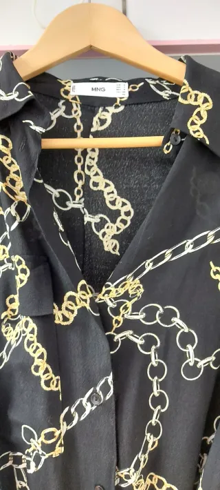 Vestido midi Mango cadena