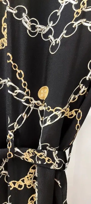 Vestido midi Mango cadena